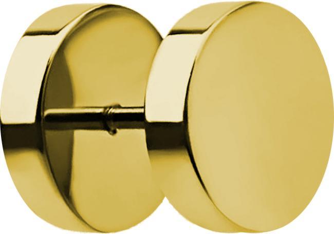 Produktbild Star Piercing Fake Plug vergoldet (ohne Messing, Chirurgenstahl 316L)