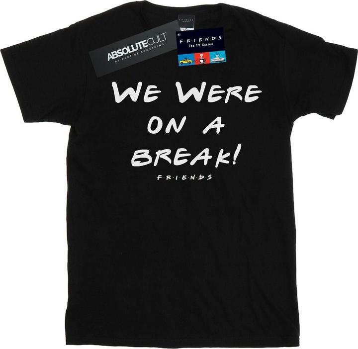 Immagine prodotto Friends We Were On A Break Text Maglietta Ampia Donna (XL)