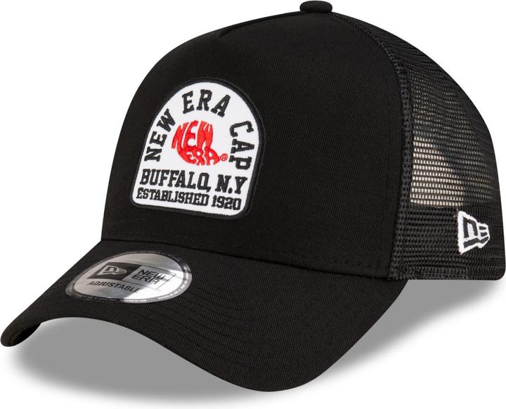 New Era 9Forty A-Frame Trucker Cap - State Patch Schwarz (One Size)