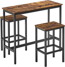 Vasagle Bar table set (100 x 40 x 90 cm, 40 x 30 x 65 cm)