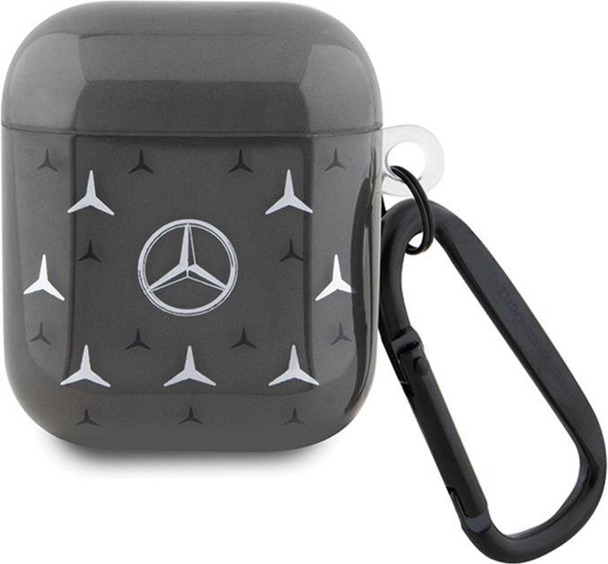 Produktbild Mercedes-Benz Mercedes MEA28DPMGS AirPods 1/2 cover czarny/black Large Star Pattern (Kopfhörer Tasche)