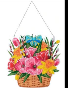 Actual product image Craft Buddy Spring, 30x30cm Crystal Art hanging basket