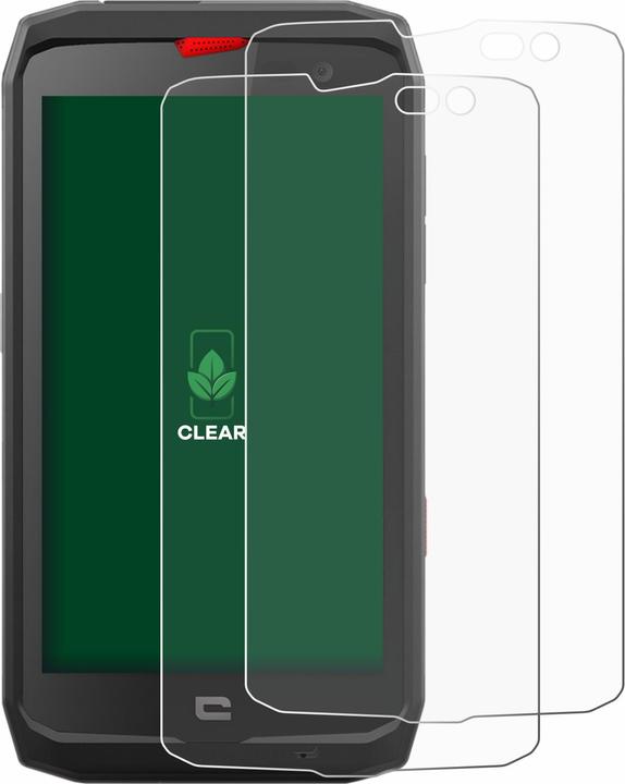 Actual product image ScreenLeaf Protective film sustainable screen protector screen protector film clear transparent (2 Piece, Crosscall Action-X3)
