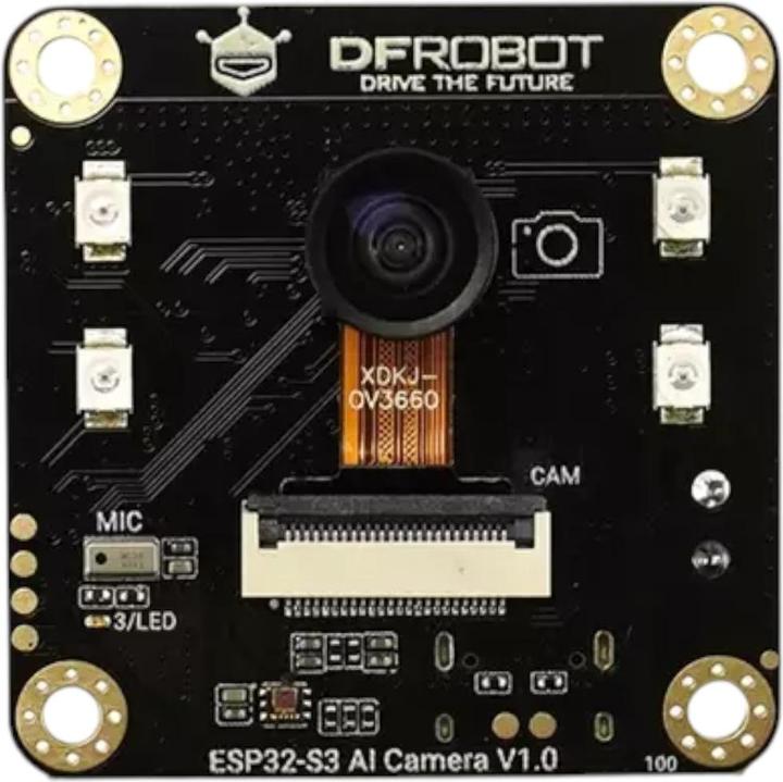 Actual product image DFRobot ESP32-S3 AI CAM Development Board Kamera mit Nachtsicht