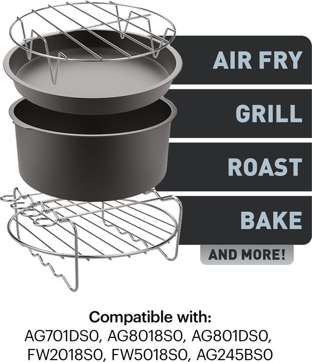 Produktbild Tefal Kit Accessoires Easy Fry XXL (Diamètre 20 Cm)