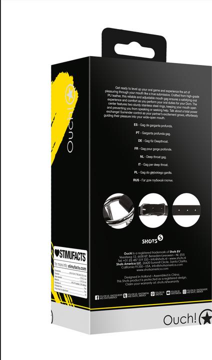 Actual product image Ouch! Deep Throat Gag
