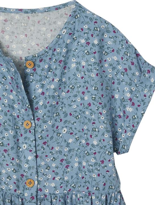 Produktbild Vertbaudet Mädchen Blumenkleid mit Knöpfen (128)