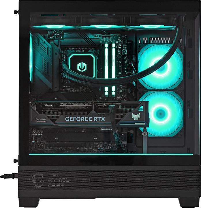 Produktbild Actina 5901443406235 PC AMD Ryzen™ 7 9800X3D 32 GB DDR5-SDRAM 1 TB SSD NVIDIA GeForce RTX 4070 Ti Su (AMD Ryzen 7 9800X3D, 32 GB, 1000 GB, GeForce RTX 4070 Ti Super)