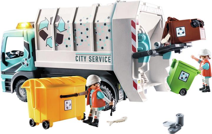 Actual product image Playmobil 70885 Garbage truck with flashing light (70885, Playmobil City Life)
