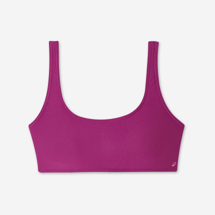 Image du produit Olaian Haut de maillot brassière texturé surf Femme - Aurely violet (40, 42)
