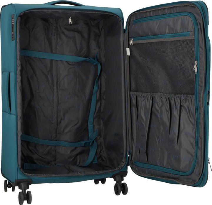 Actual product image D&N Travel Line 9504 4-wheel trolley L 76 cm with expansion fold (102 l, L (90 - 115l))
