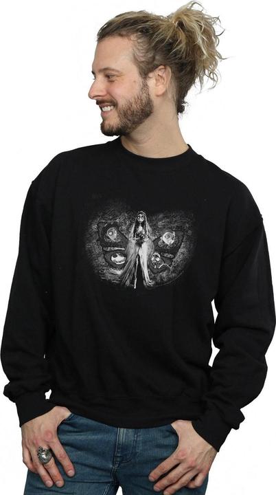 Actual product image Corpse Bride Mens Love Triangle Sweatshirt (XXL)