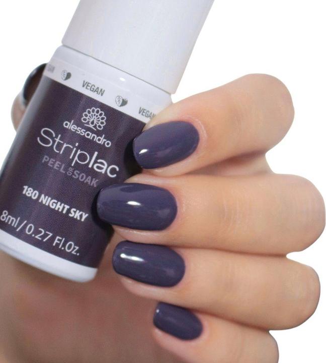Produktbild Alessandro Striplac Peel or Soak - 180 Night Sky (180 Night Sky, UV-Gel Lack)