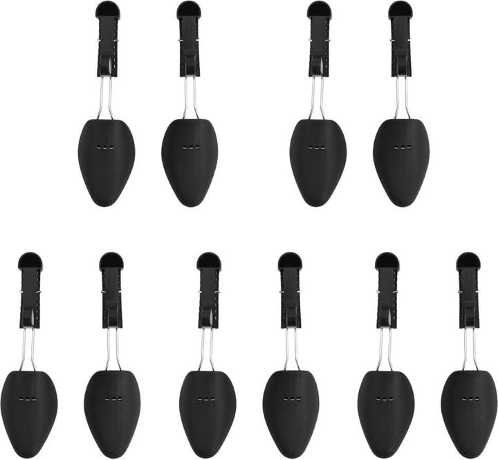 Image du produit VidaXL Embauchoirs 5 paires Noir UE 38-45 Plastique,Couleur (38, 39, 40, 41, 42, 43, 44, 2 x)