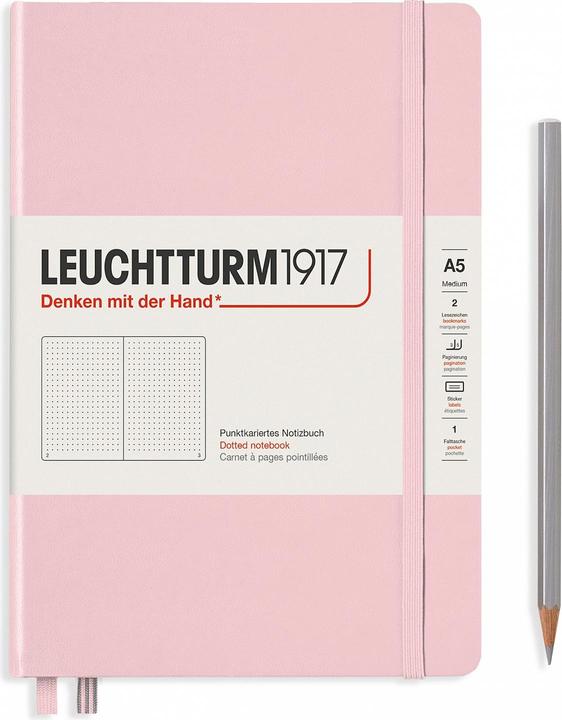 Leuchtturm1917 Calepin (A5, Pointillés, Couverture rigide)