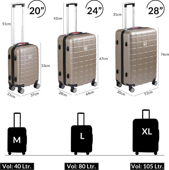 Image du produit Monzana Exopack (105 l, M (50 - 90l), XL (à partir de 115l))