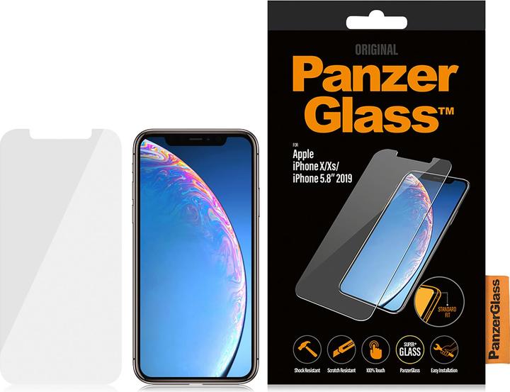 Immagine prodotto PanzerGlass vestibilità standard (1 Pezzo/i, Apple iPhone XS, Apple iPhone 11 Pro, Apple iPhone X)