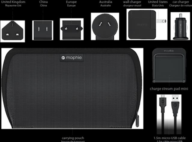 Image du produit mophie Charge Stream Global (10 W)