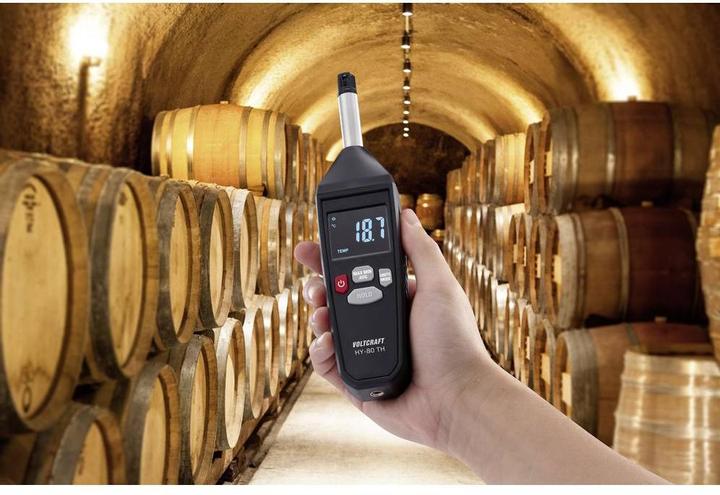 Actual product image Voltcraft HY-80 TH Humidity meter (hygrometer) 0% rH 100% rH Set Hygrometer