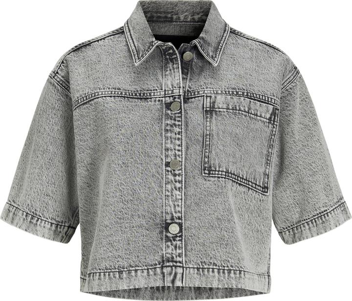 JJXX Jxsandy Comfort Ss Denim Shirt Dnm Ln