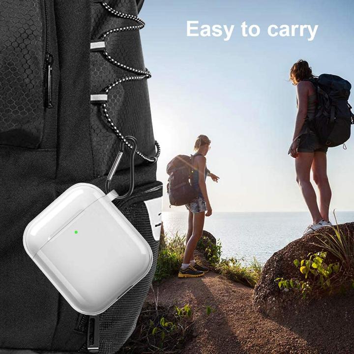 Actual product image PhoneLook Pro cover silicone gel transparent with carabiner (Headphone bag)