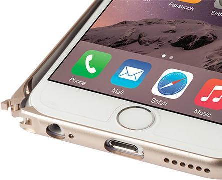 Actual product image 4G Systems Krusell Alu Bumper Sala for Apple iPhone 6 Plus, Gold (Apple iPhone 6 Plus)