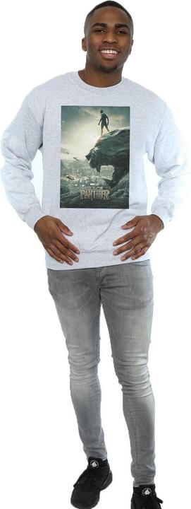 Actual product image Mens Black Panther Poster Cotton Sweatshirt (L)