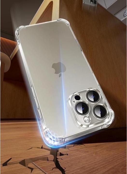 Actual product image Screenguard Crystal Soft Airbag Bumper (Apple iPhone 16 Pro Max)