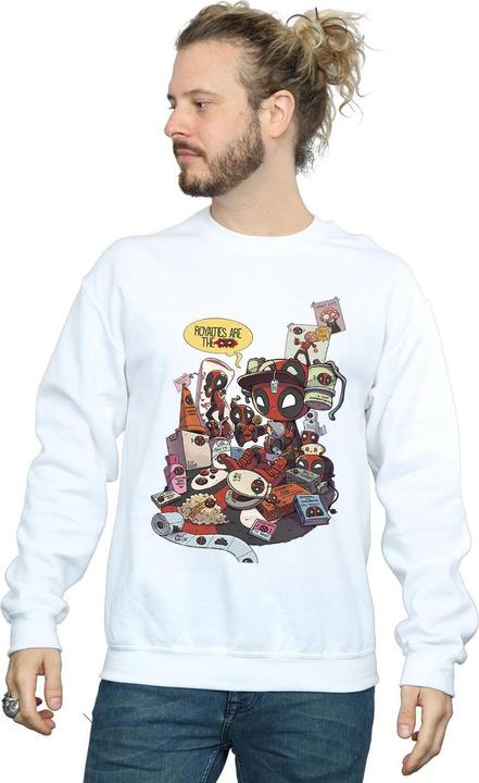 Actual product image Mens Deadpool Merchandise Royalties Sweatshirt (S)
