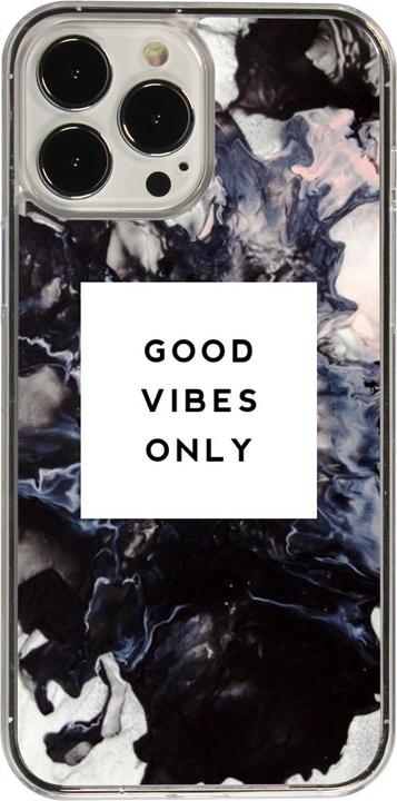 Actual product image PhoneLook Coque transparent Marble Good Vibes Only (Apple iPhone 13 Pro Max)