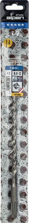 Actual product image Alpen SDSplus hammer drill FORCE cutting (8 mm)