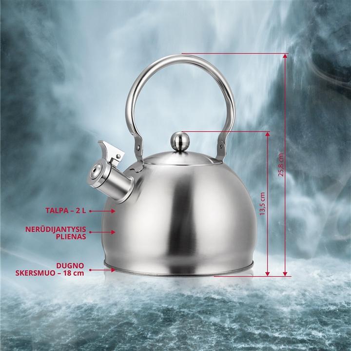 Produktbild Domoletti Kettle 2L Stainless Steel Cwy010 (2 l)