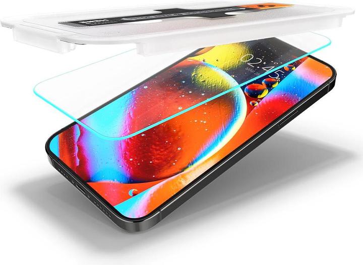 Actual product image Spigen EZ Fit Glass.tR (1 Piece, Apple iPhone 13 Pro Max)