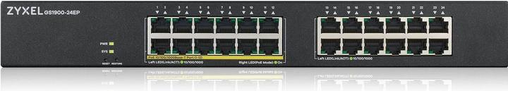 Produktbild Zyxel GS1900-24EP, 24-PORT GBE L2, 12 PORT POE SMART SWITCH (24 Ports)