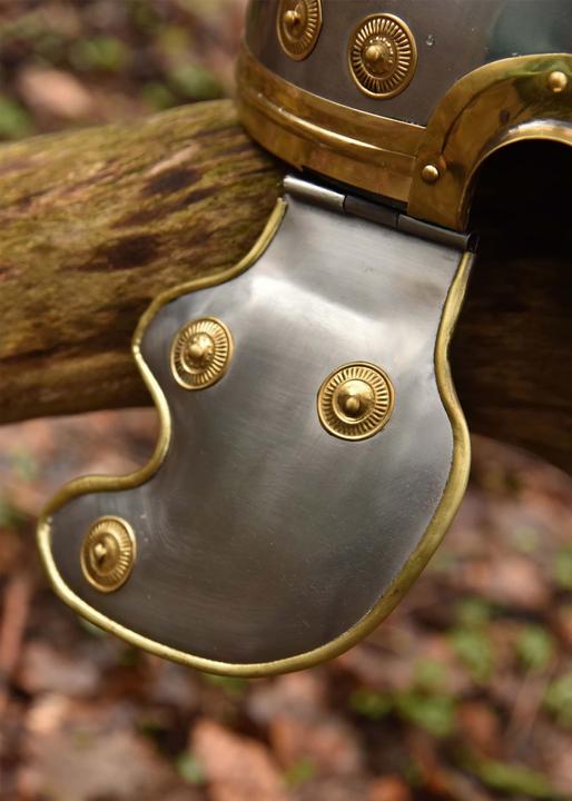 Actual product image Battle Merchant Roman officer's helmet with crest