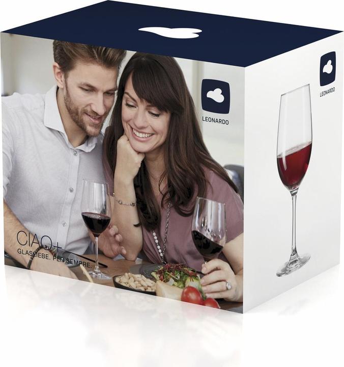Immagine prodotto Leonardo Ciao (43 cl, 6 Occhiali, Bicchieri da vino rosso)