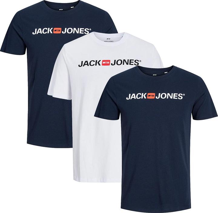 Actual product image Jack & Jones 3er Pack Corp T-Shirt (M)