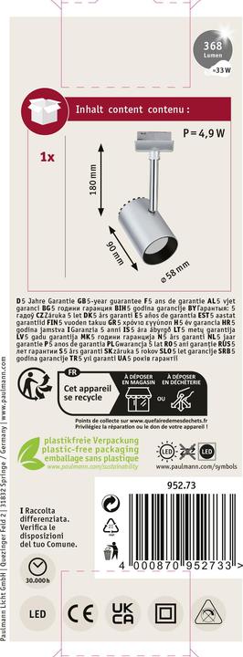 Actual product image Paulmann URail Spot Shine (225 lm)