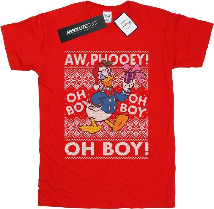 Produktbild Disney Donald Duck Christmas Fair Isle TShirt (3XL)