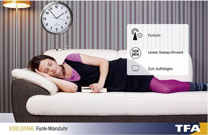 Image du produit TFA Funk-Wanduhr (30.50 cm)
