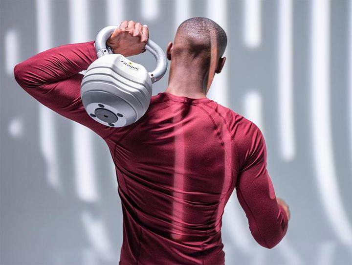 Actual product image Fitagon verstellbare Kettlebell (Weiss, 18kg) (1 x 4.5 kg - 18.1 kg)