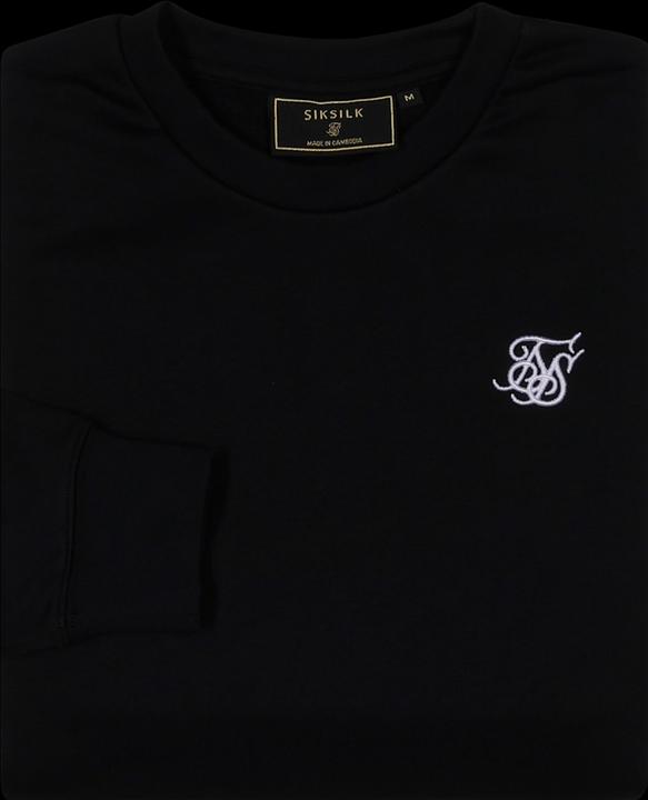Actual product image Siksilk Sweatshirts Black Essential Sweatshirt (XL)