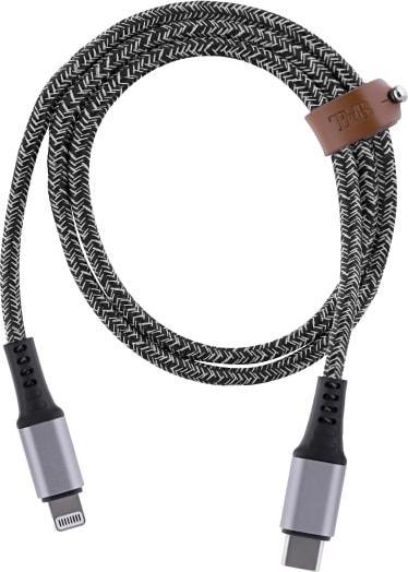T'nB CÂBLE USB-C - LIGHTNING M/M 1,5M (NOIR/GRIS) (1.50 m)
