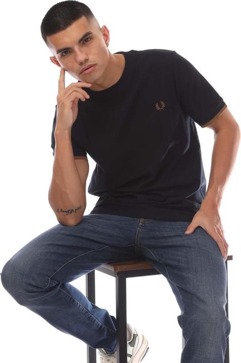 Produktbild Fred Perry TShirt Mit kontrastfarbenen Streifen (XS)