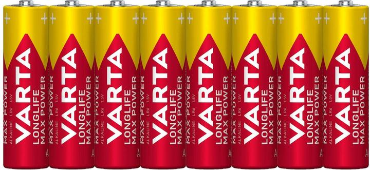 Productafbeelding Varta Levensduur Max. vermogen (8 Pcs., AA, 2980 mAh)