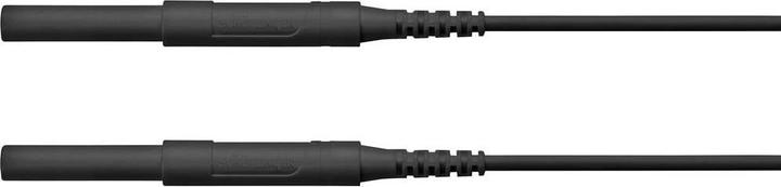 Actual product image Schutzinger Schützinger HSPL 8568 / AWG16 / 200 / SW Safety test lead (plug 4 mm -