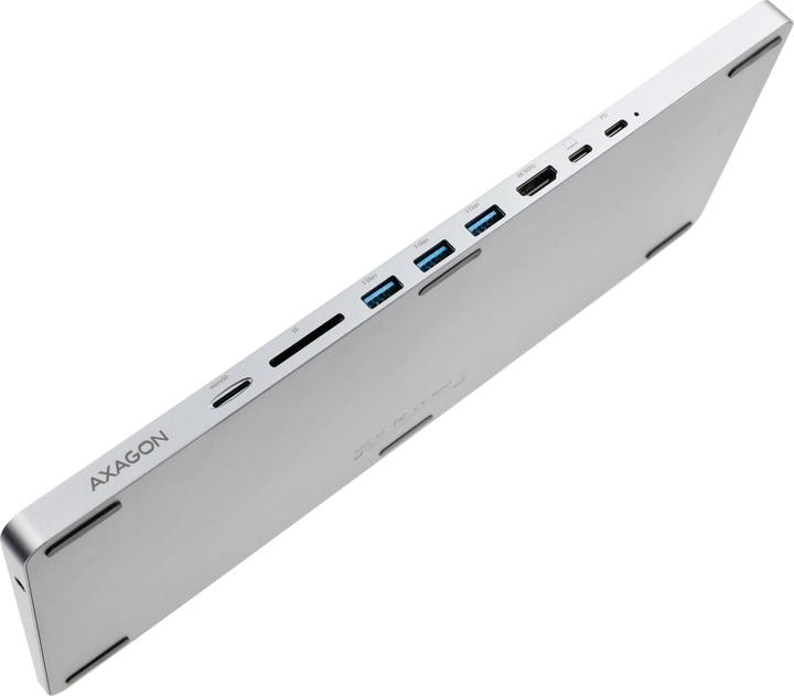Produktbild Axagon HMC-KB keyboard USB-C 5Gbps with HUB, microSD/SD, 3x USB-A, HDMI 4K/60Hz, PD 100W, Audio, DE (DE, Kabelgebunden)