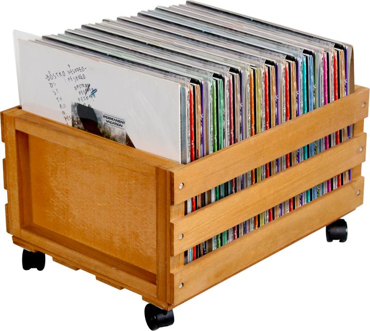 Image du produit OK Crate en bois sur roulettes Bois léger
