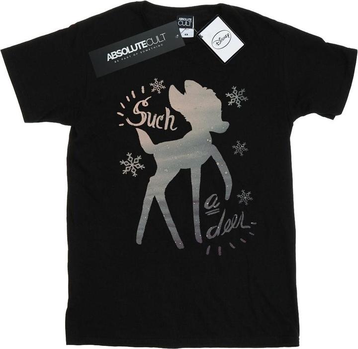 Actual product image Disney Mens Bambi Winter Deer T-Shirt (XXL)