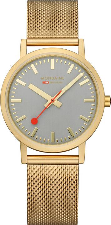Produktbild Mondaine Classic - von der Natur inspiriert - Ip Gold (Analoguhr, 36 mm)
